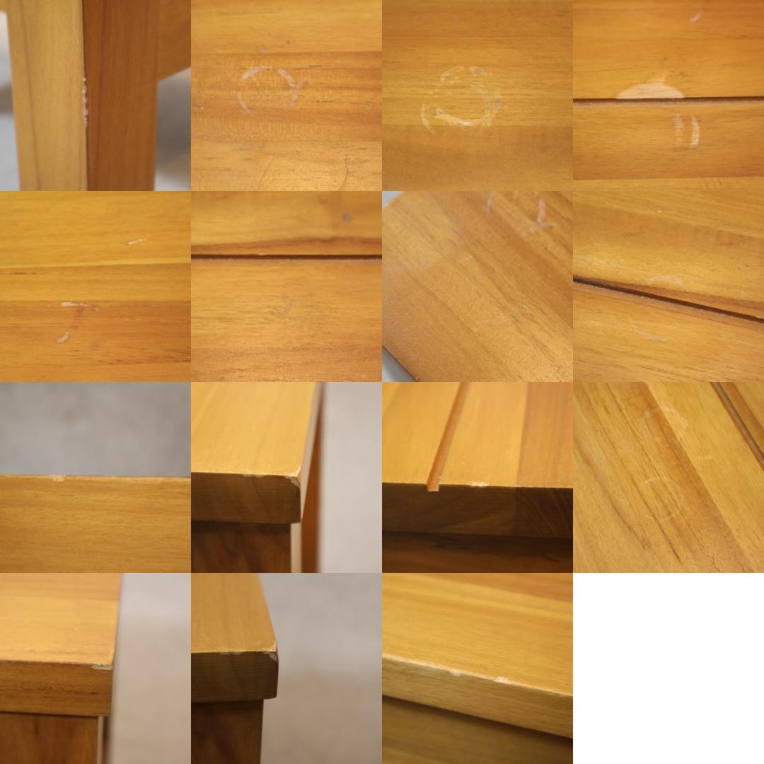 unico ウニコ ブレス チーク無垢材 スツール サイドチェアー ベンチ