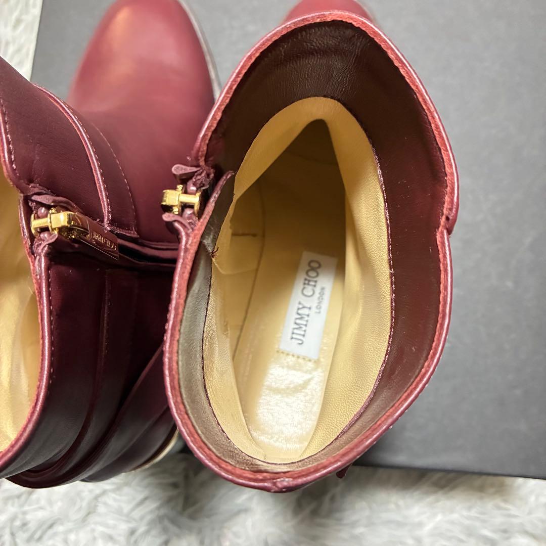 【未使用美品】JIMMY CHOO 本革 39〈参考価格143,200円〉