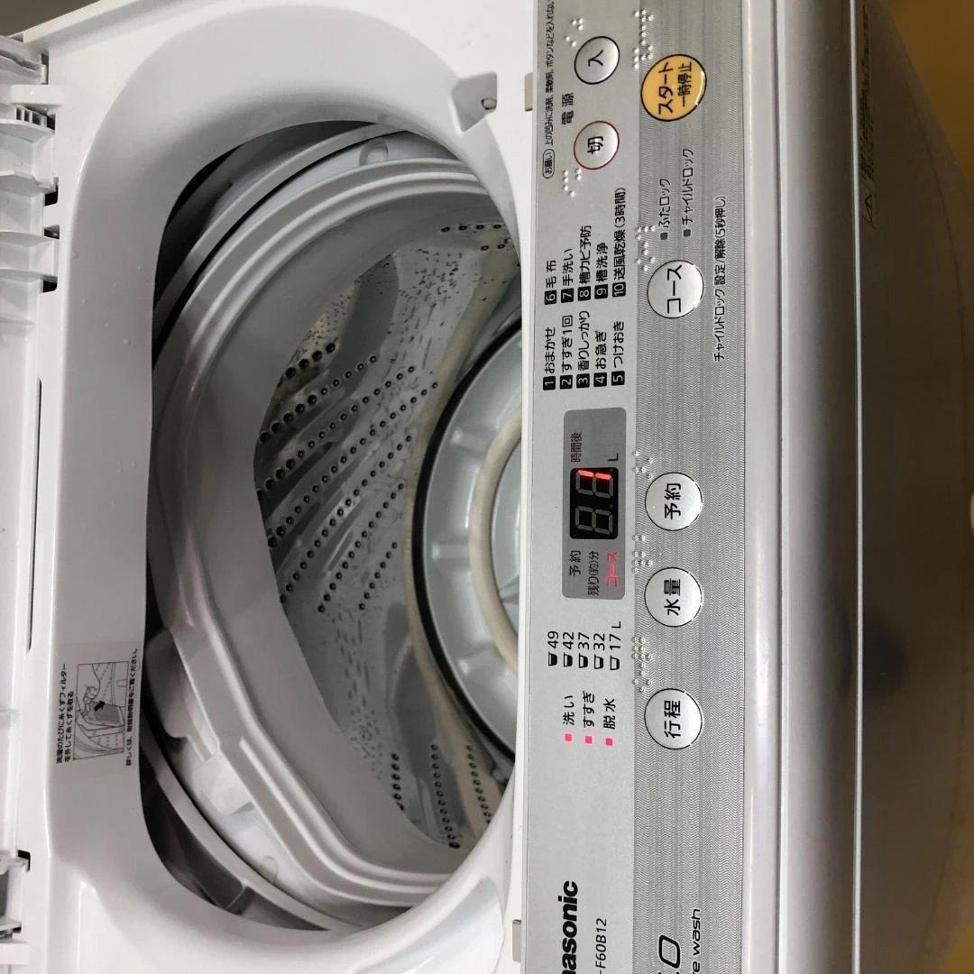 送料無料 パナソニック 洗濯機 NA-F60B12 2018年製 88336