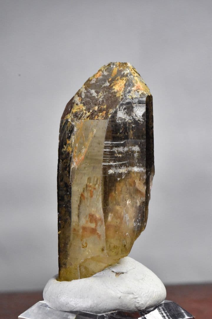 本邦初！ タンザニアルヴマ州Songea地区産 スモーキーシトリン原石1