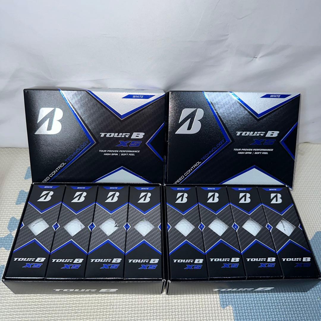 未使用品　ブリヂストン TOUR B XS 4ダース