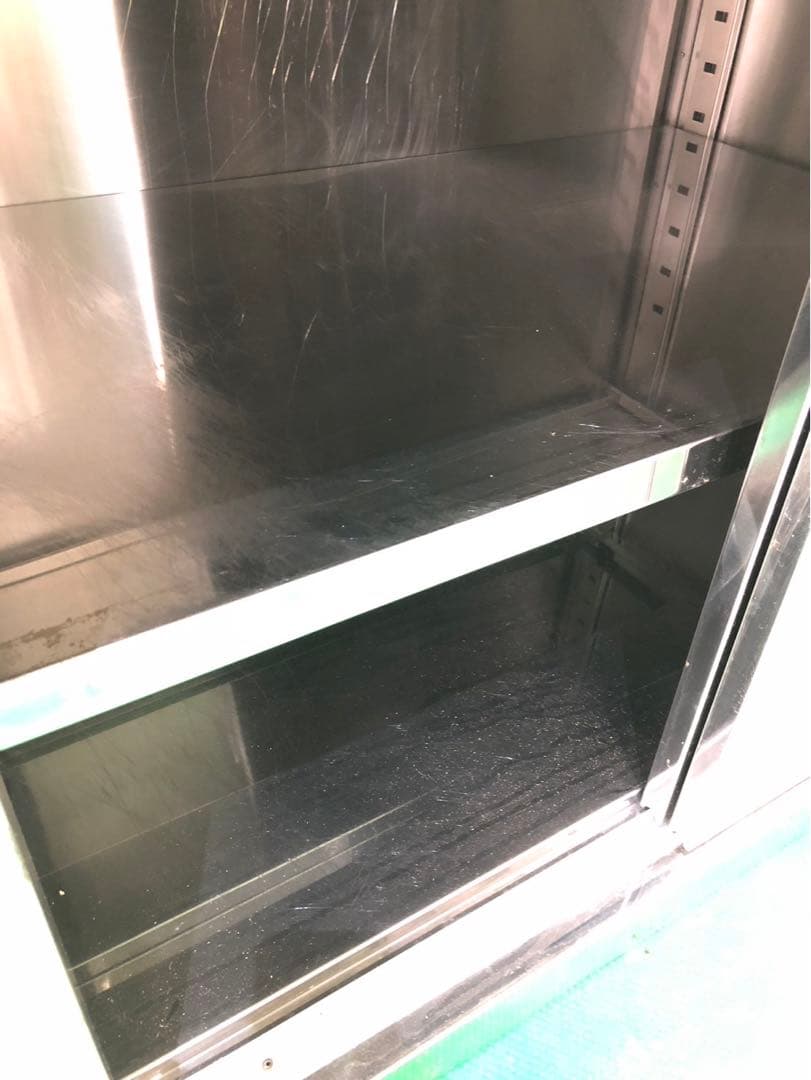 ☆地域限定送料無料☆工場整備品　吊り戸棚　幅900 ステンレス