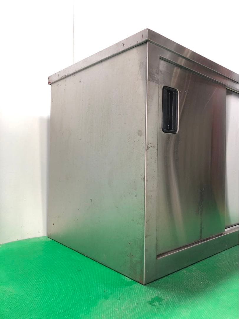 ☆地域限定送料無料☆工場整備品　吊り戸棚　幅900 ステンレス