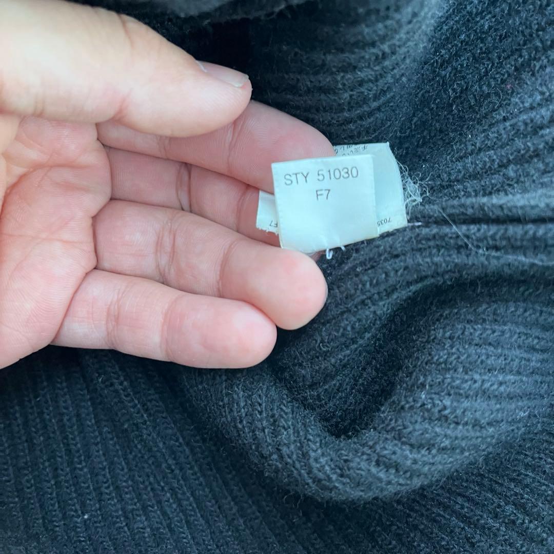 t*u様 90's patagonia ドライバーズニット ブラック 希少 古着