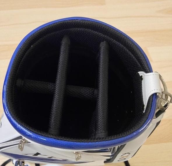 【新品未使用】XXIO ゴルフバッグ 新品未使用 ホワイト/ブルー