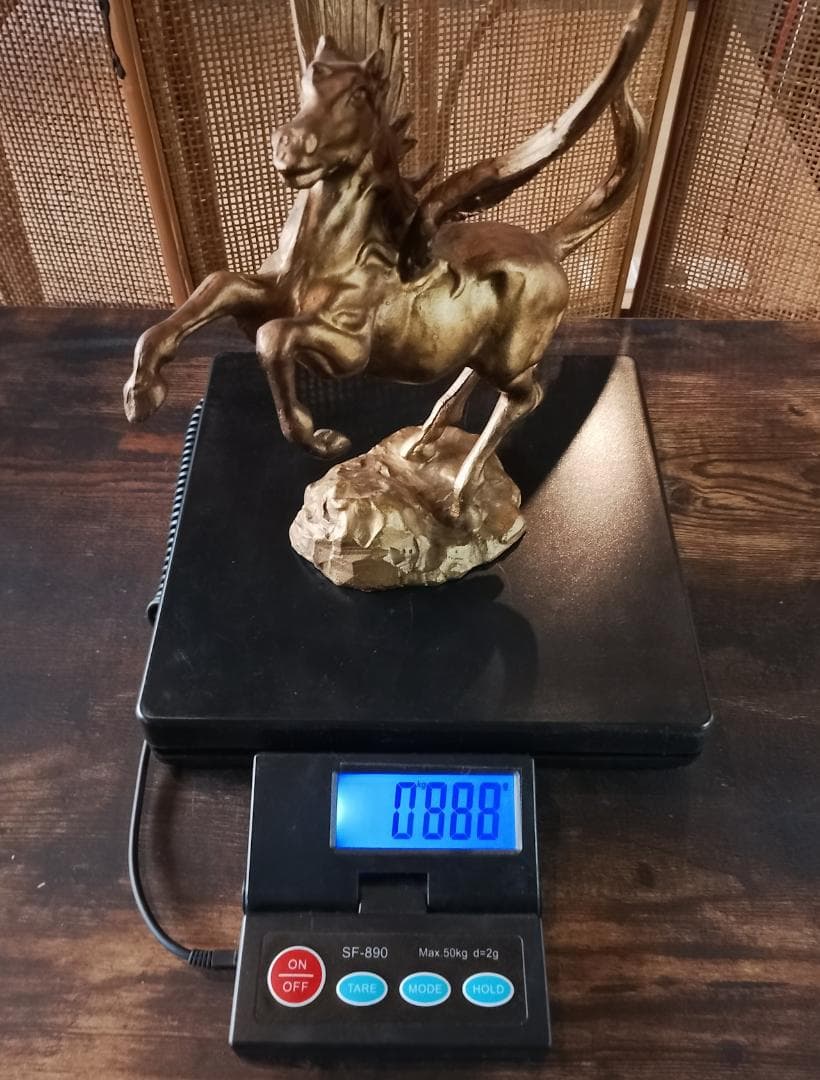 ペガサスの置物 888g 縁起物「成功」「繁栄」「名声」の象徴