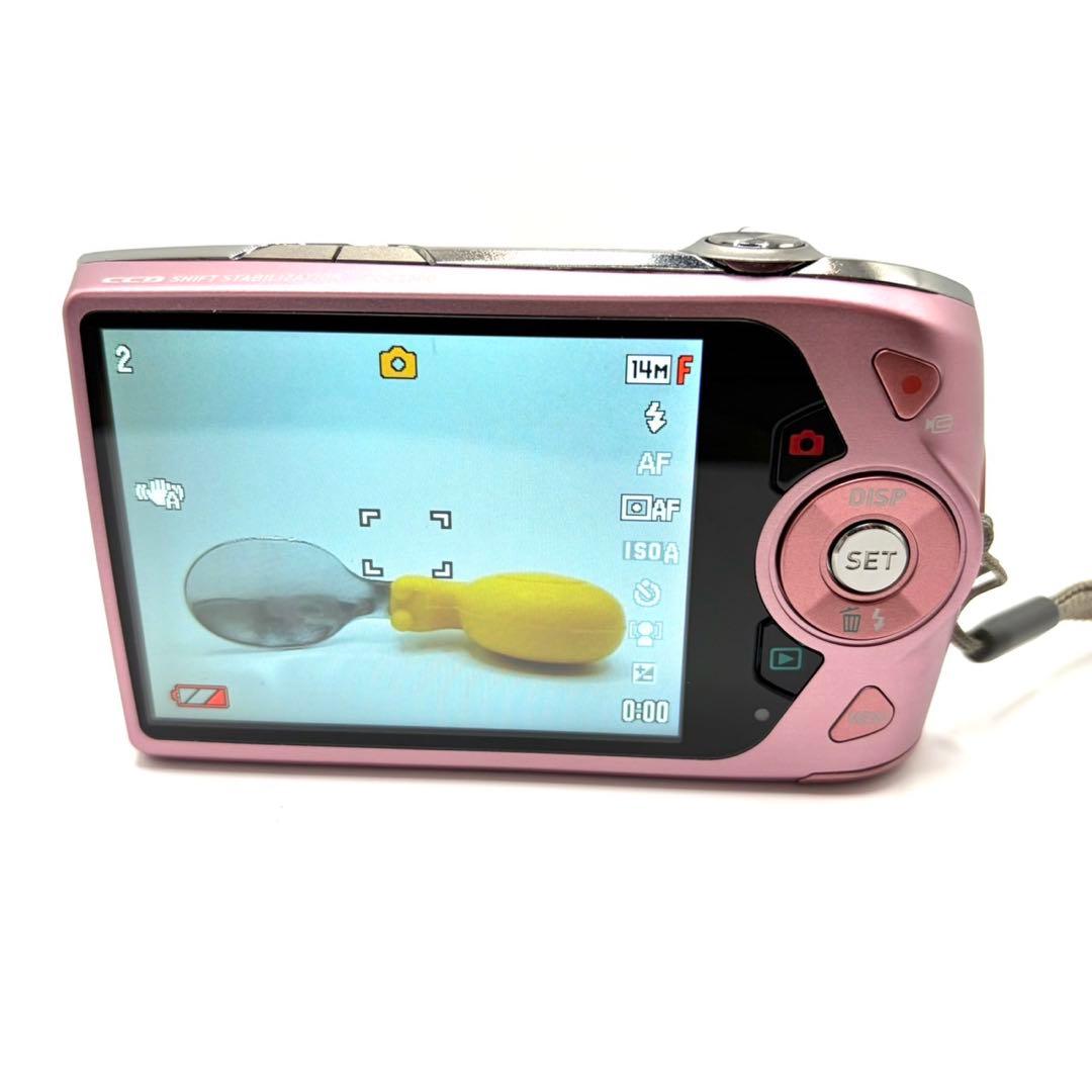 【箱付き/美品】CASIO EX-Z2300 ピンク コンデジ デジカメ 動作品