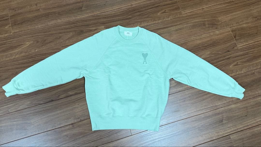 [美品] AMI PARIS｜アミパリ コットン スウェット 長袖 男女共用