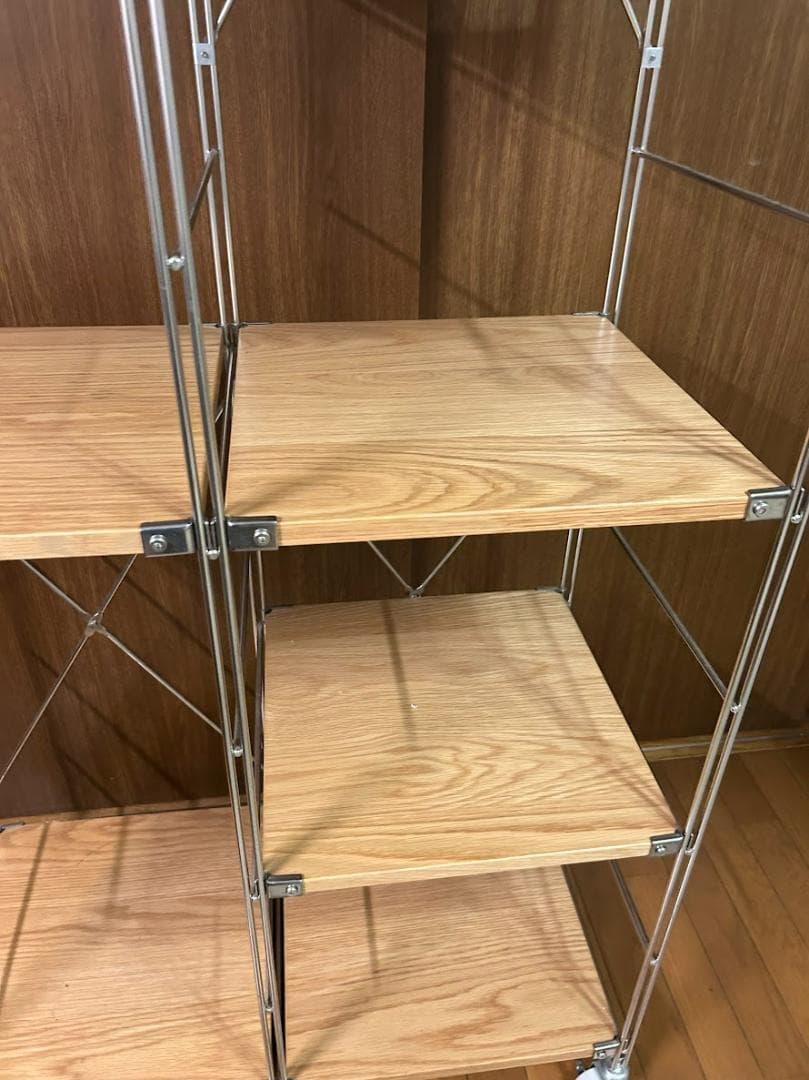 無印良品　ステンレスユニットシェルフ（目黒区まで引き取りに来て頂ける方のみ）