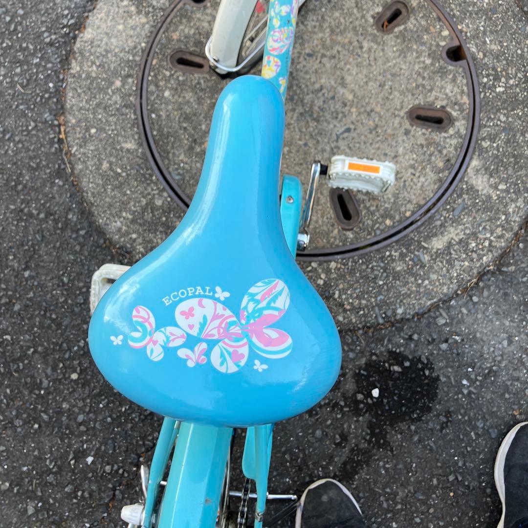 20インチ、説明書付き、ブリヂストン製、子供用自転車 水色 練馬区より