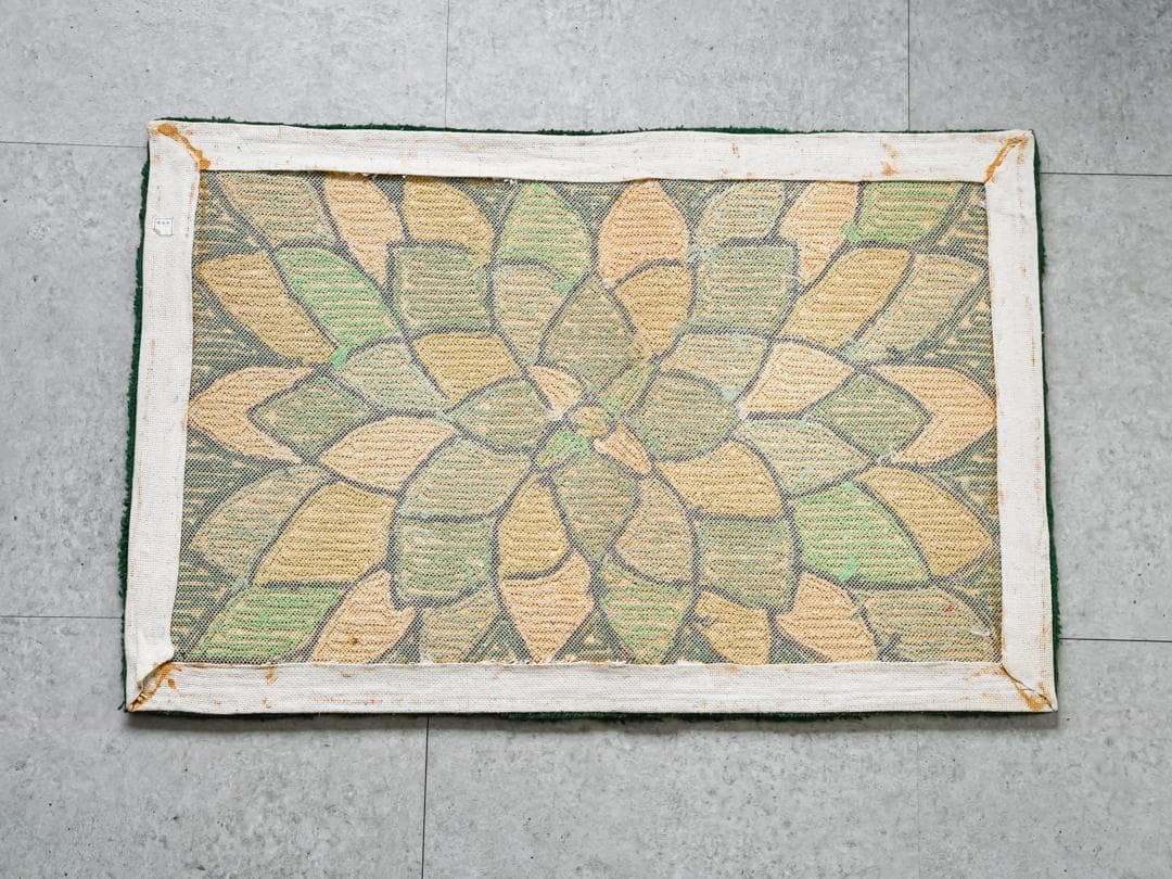 60-70's ヴィンテージ シャギーラグ ミッドセンチュリー モダン