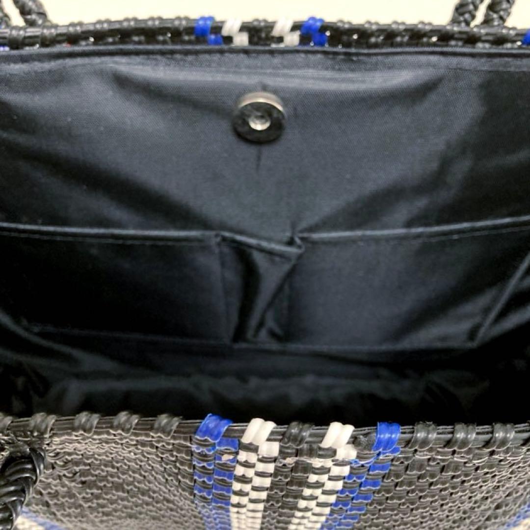 Sora★WOVEN ウーブン メキシコ製 かごバッグ タッセルチャーム付