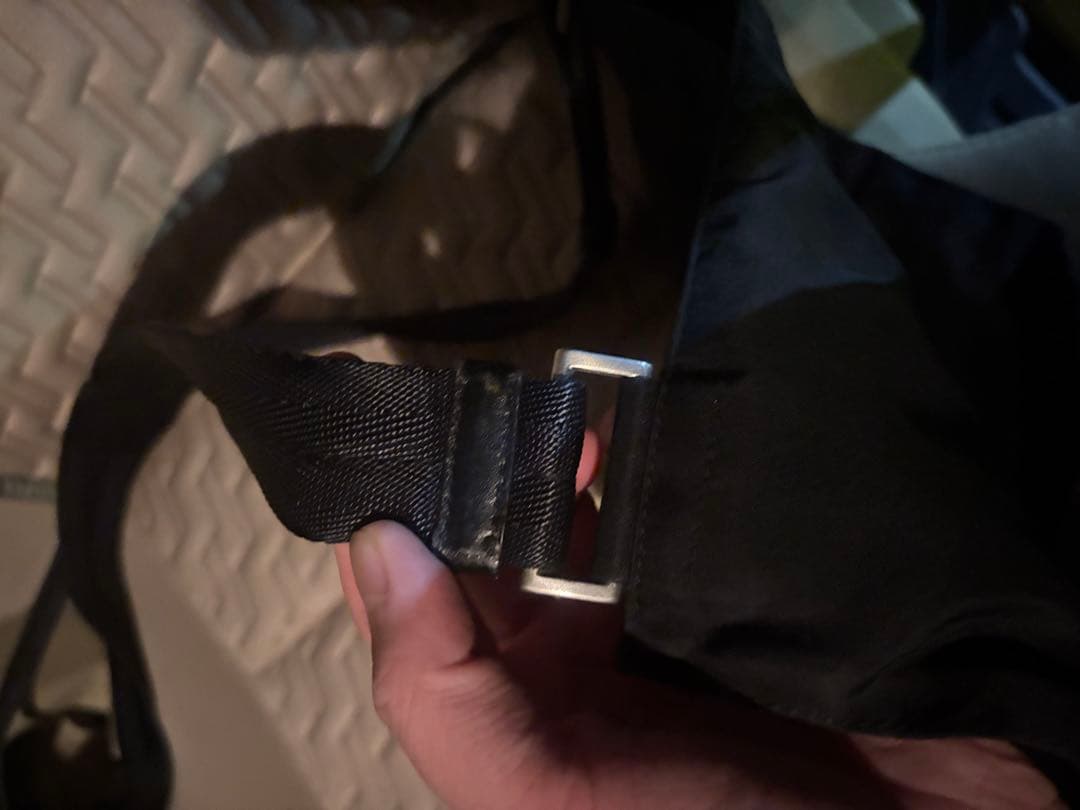 プラダ PRADAブラック ナイロン ショルダーバッグ美品