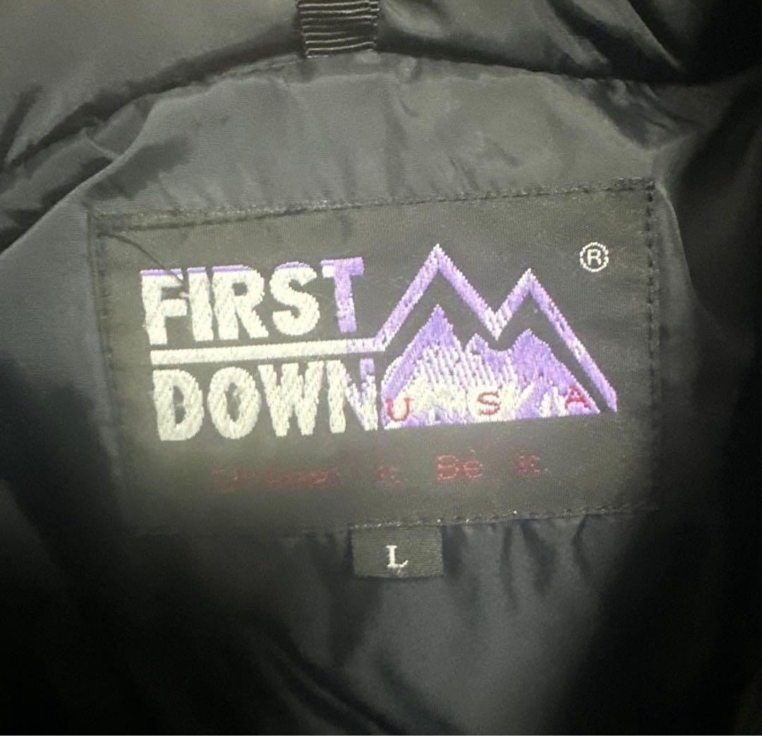 【美品】90s FIRST DOWN ファーストダウン ヌプシダウンジャケット