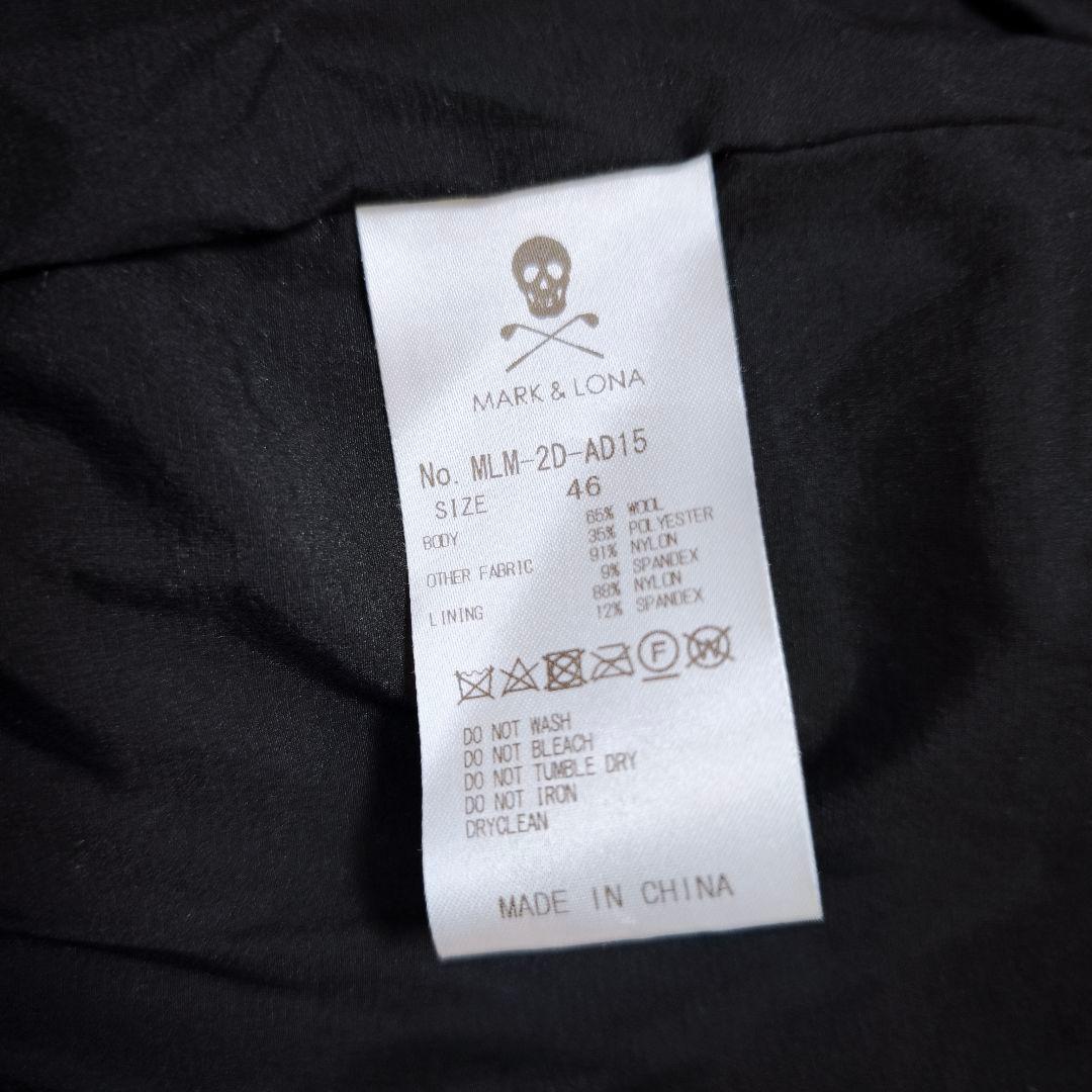 【極美品】23AW MARK&LONA マークアンドロナ ボアブルゾン 46 黒