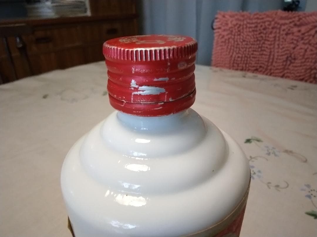 茅台酒 375ml 53% 重量635g程　90年代？ 天女ラベル 訳あり