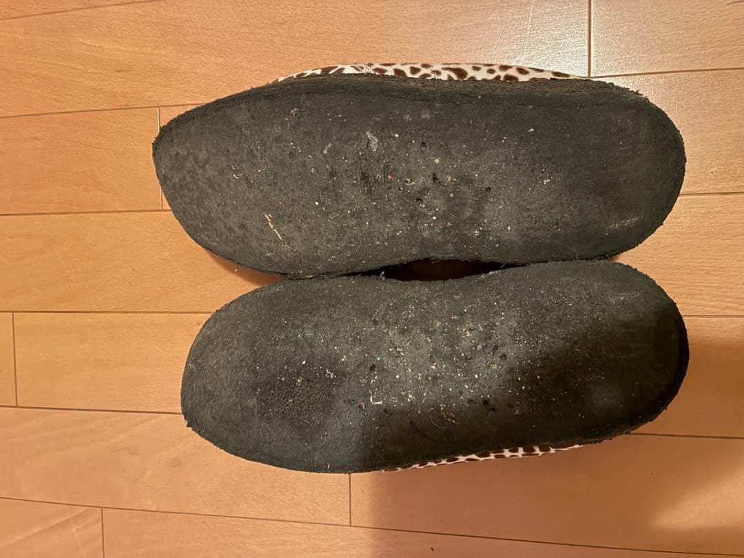 E COX/ジョージコックス/ヒョウ柄/豹柄/ラバーソール/UK7