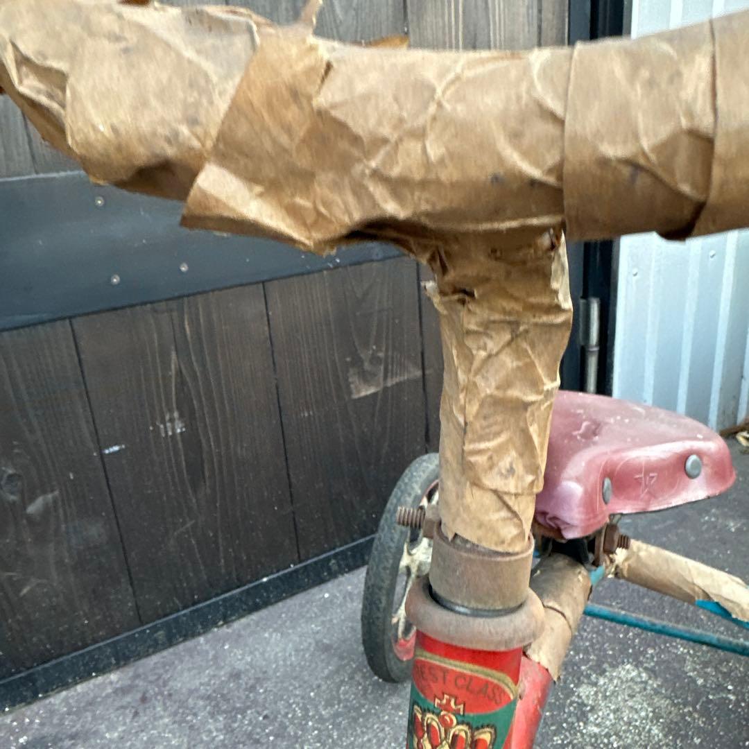 お値下げ‼️蔵から出てきた　アンティーク三輪車　デッドストック