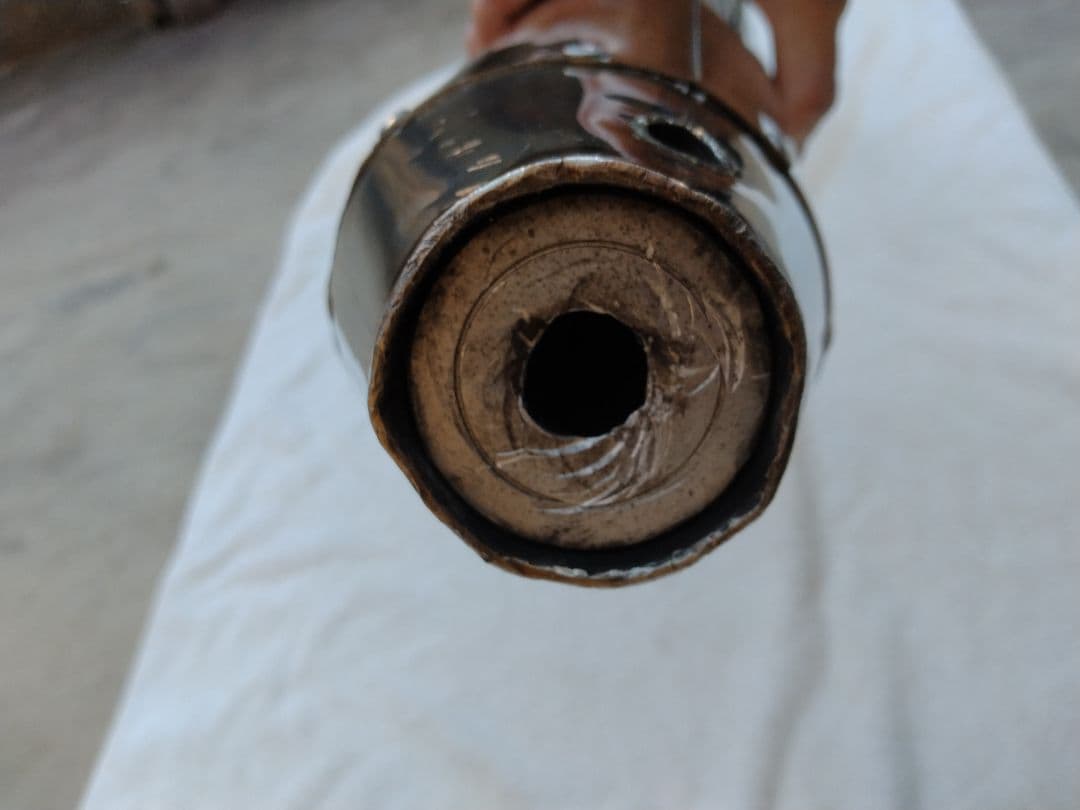 dトラッカー ロケッツマフラー　カチアゲ