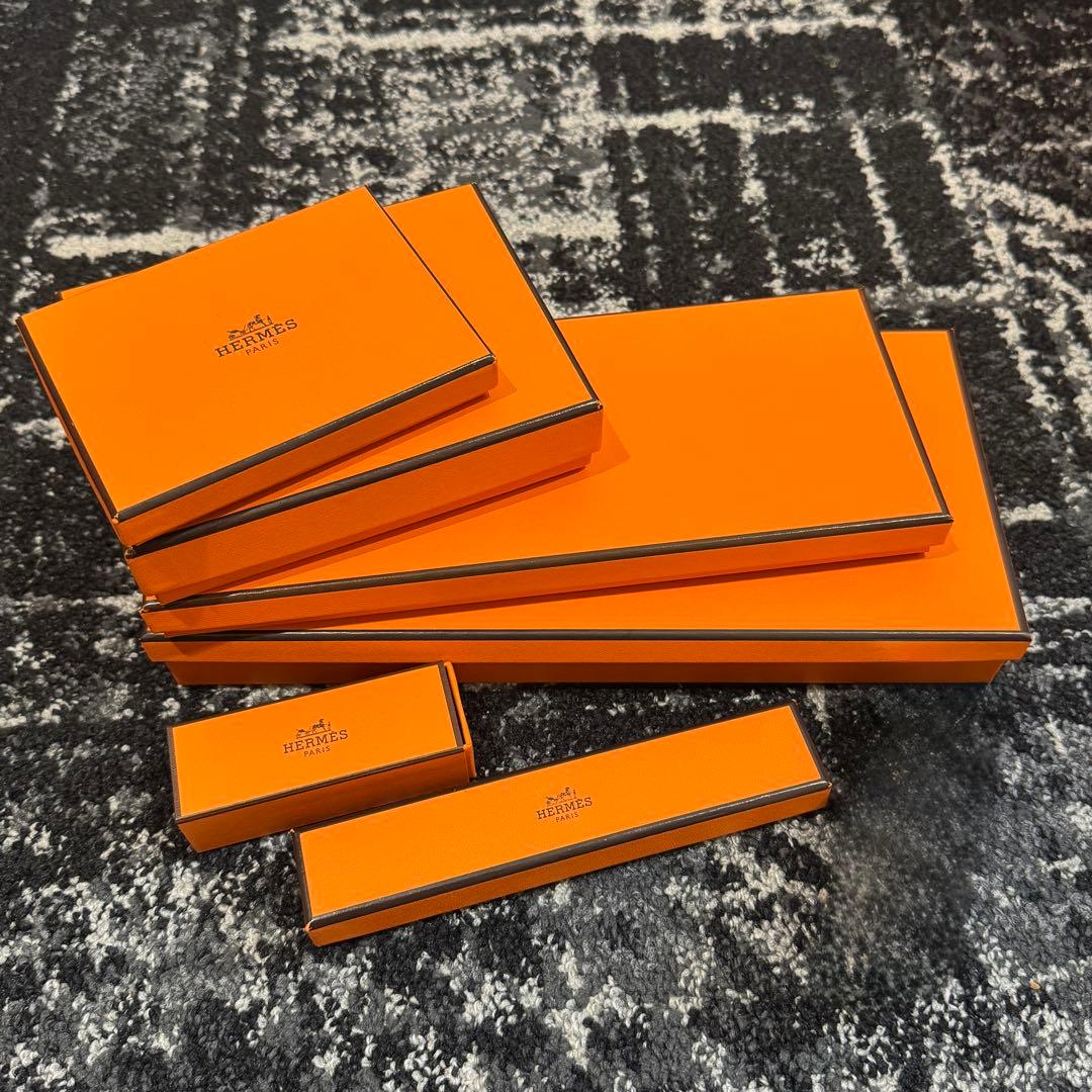 美品　HERMES　エルメス　オレンジ 空箱　21個セット　正規品