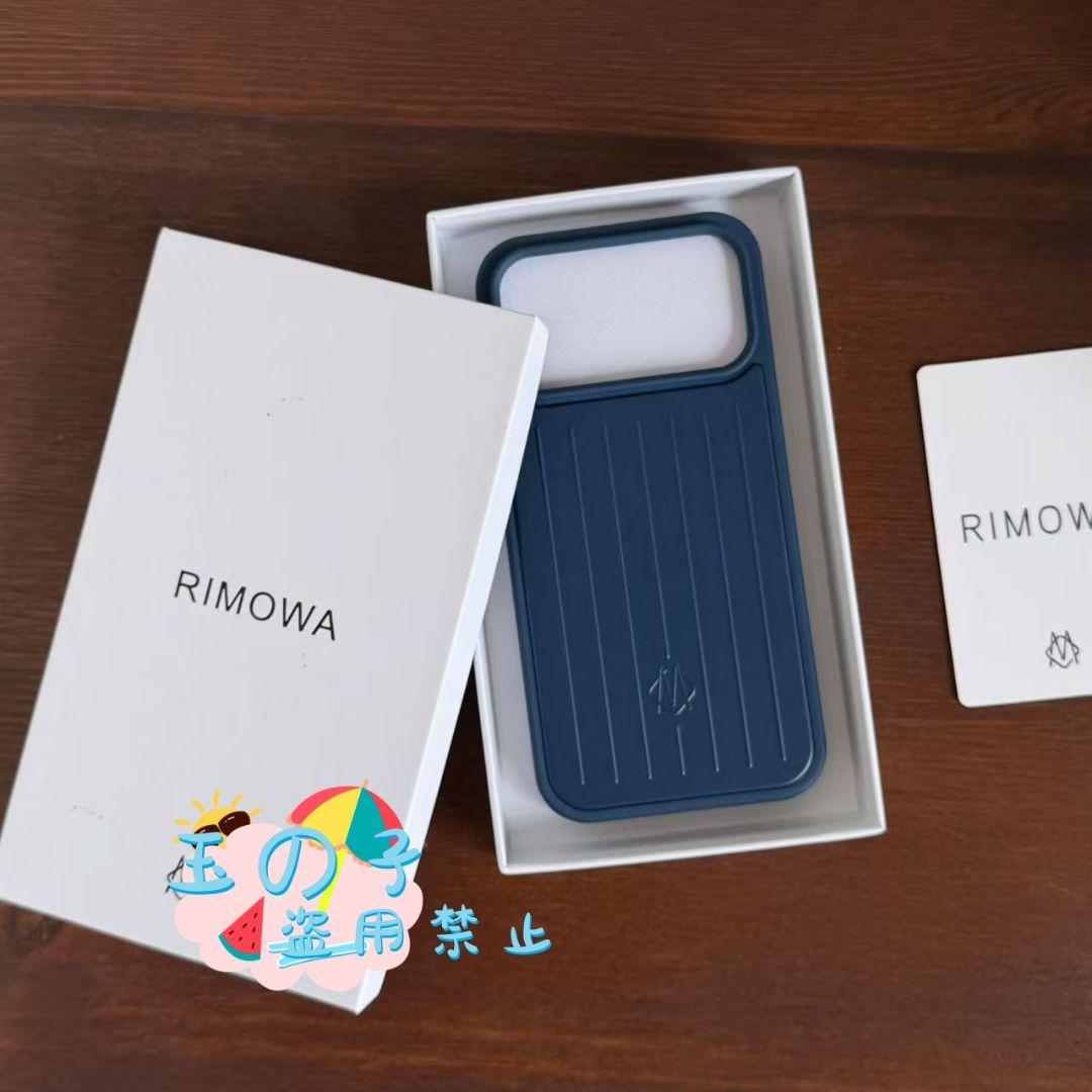 RIMOWA iPhone 17 Pro ケース ネイビーワイヤレス充電対応