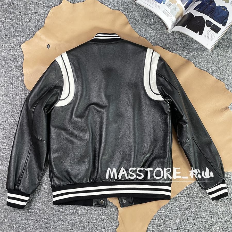 新品メンズ 革ジャン スタジャン 牛革 本革 レザージャケット M-6XL