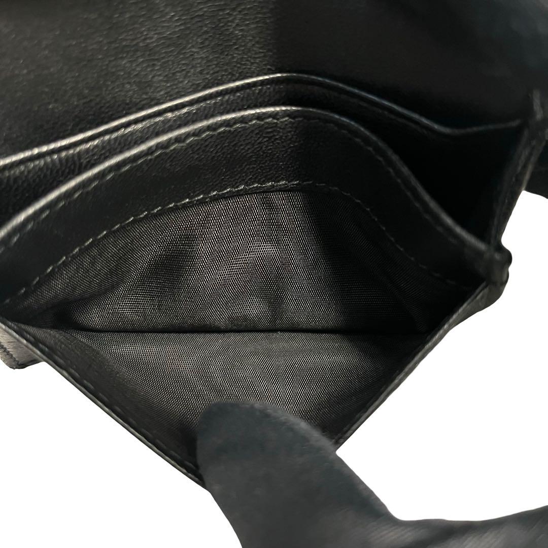 希少✨ミュウミュウ 名刺入れ カードケース キーリング マテラッセ ブラック