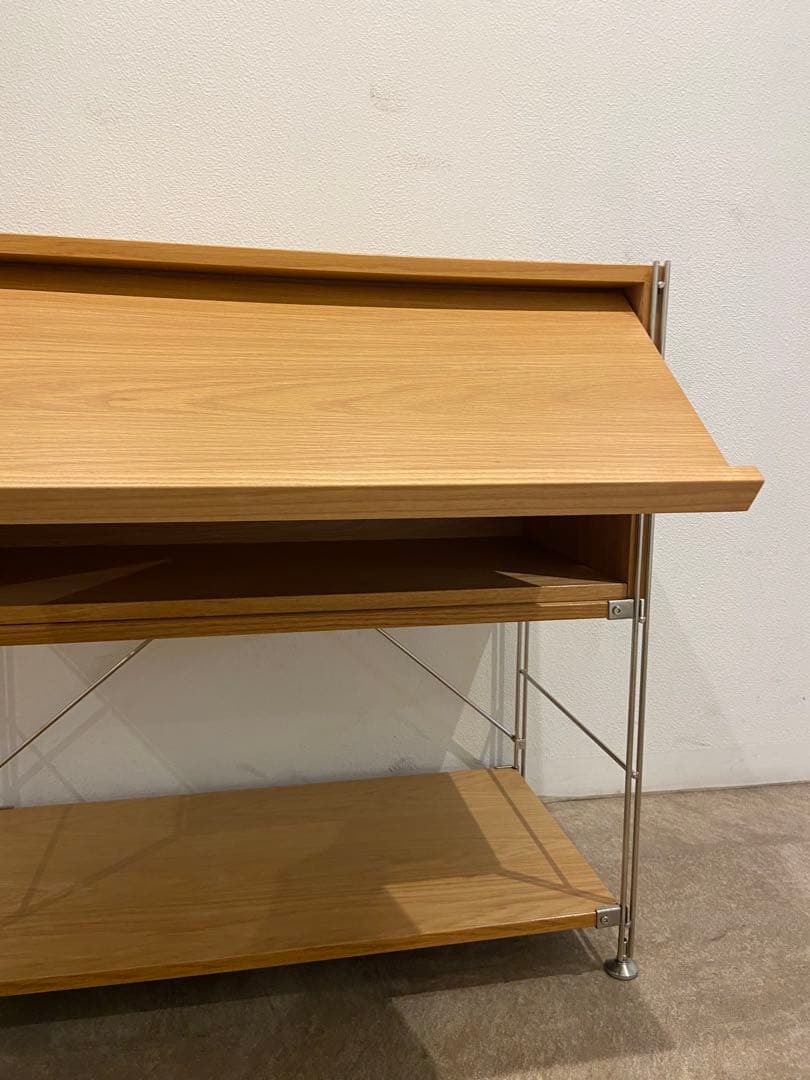 ⭐️美品⭐️フラップ扉⭐️廃盤希少⭐️無印⭐️ステンレスユニットシェルフ⭐️ワイド 小