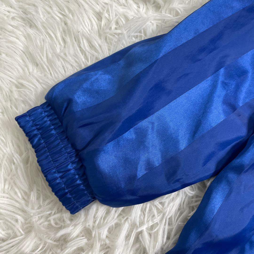 PUMA プーマ　上下セットアップ　青　ストライプ　光沢　スポーツジム　部活