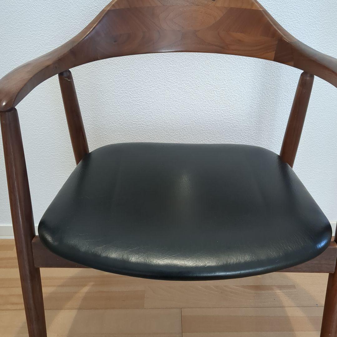 【KrushGATE】ウォールナット アームチェア