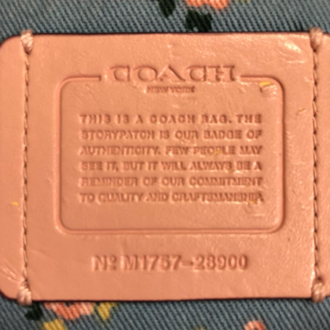 【美品】COACHコーチ　2way　ショルダーバッグ　ハンドバッグ　デニム