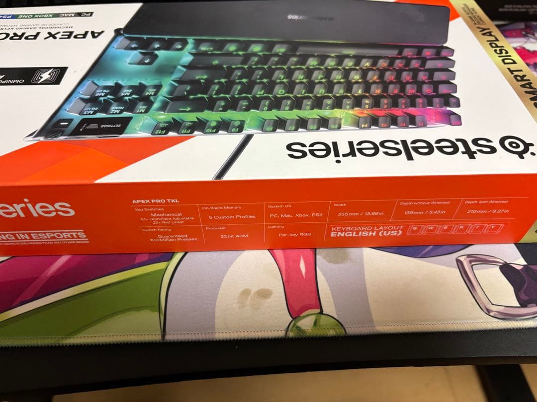 SteelSeries APEXPRO TKL ゲーミングキーボード