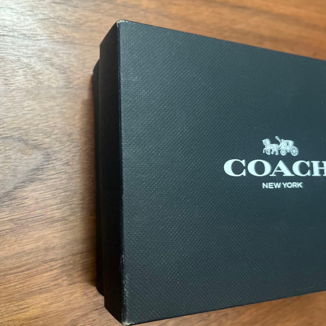 coach ブラウンレザー 名刺入れ　cs003