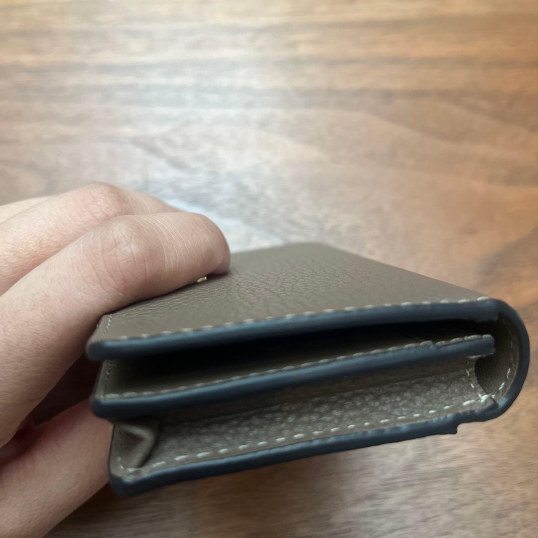 coach ブラウンレザー 名刺入れ　cs003