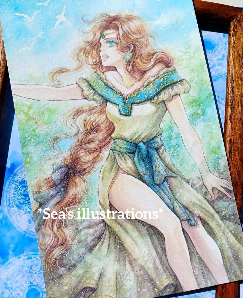 ◇春の女神◇手描きイラスト