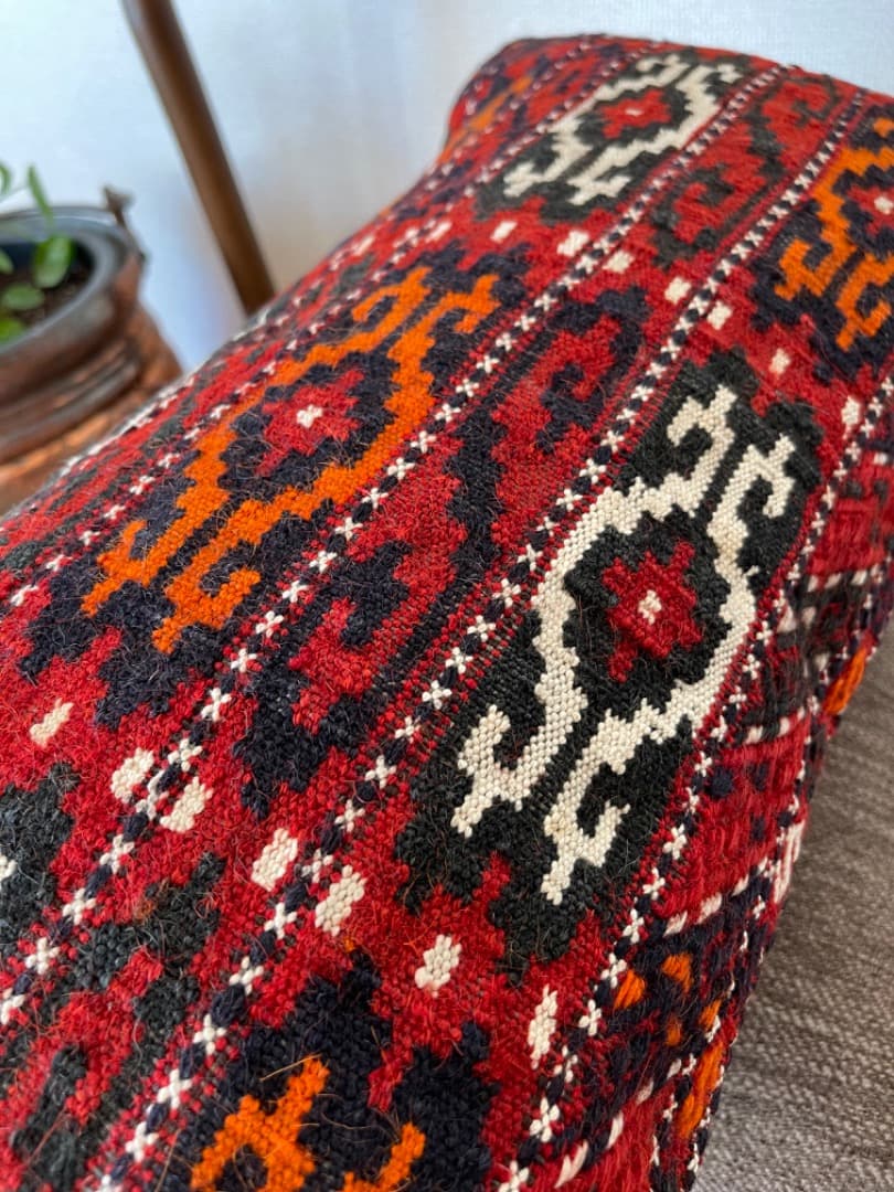 オールドキリムクッションカバー 　ヤムット