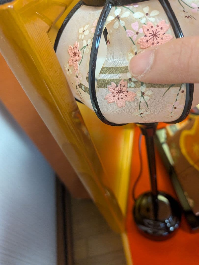 ひな祭り 雛人形　三段飾り　オルゴール付　秀華作　1/2（2/2の購入も必要）