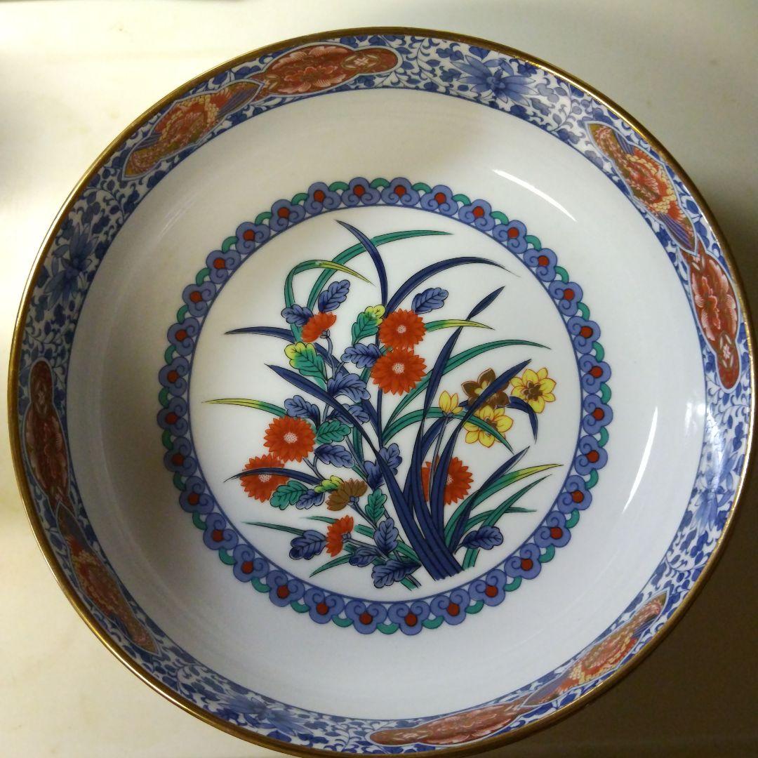 花柄 陶磁器 大皿