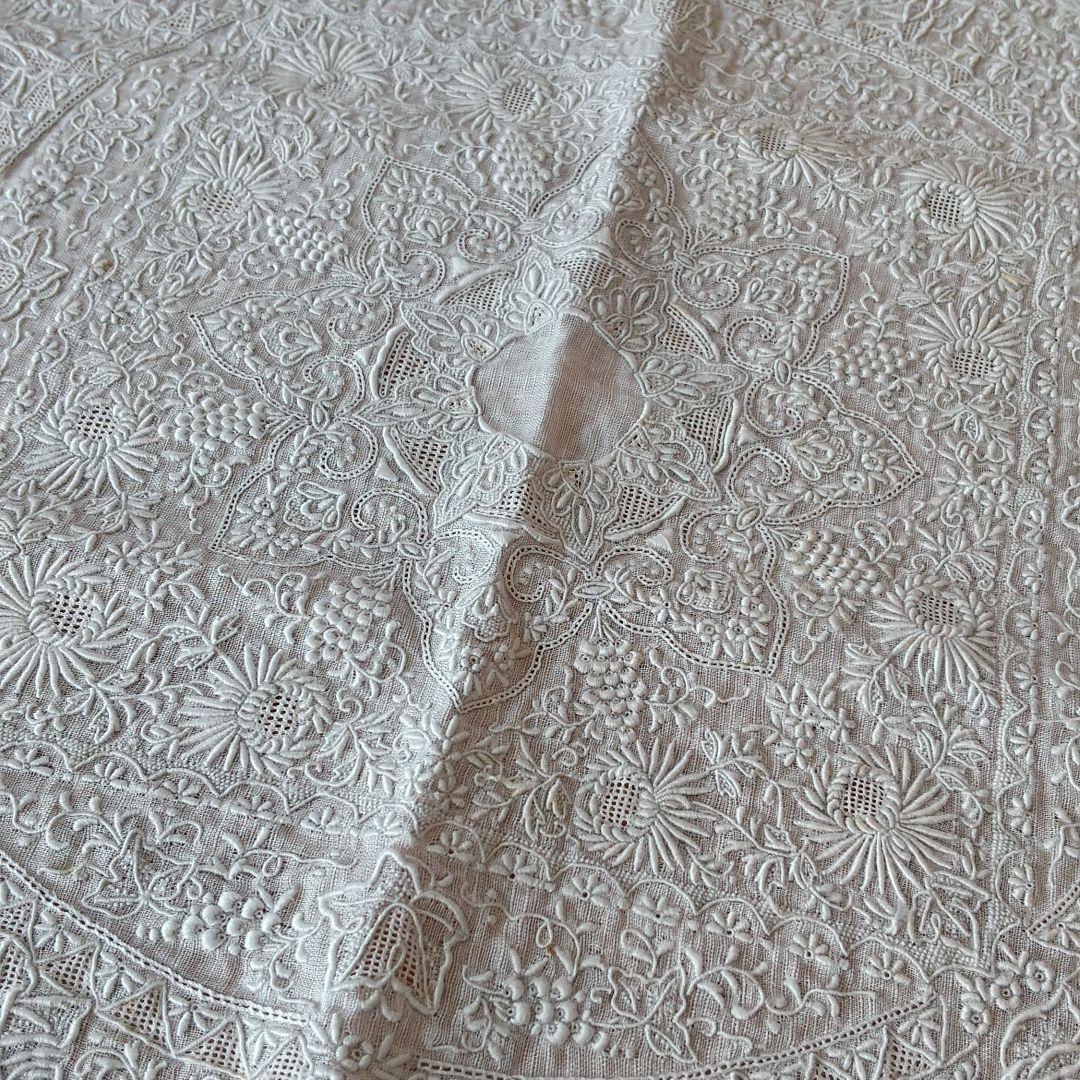 希少 高級品 スワトウ ヴィンテージ レース ハンカチ