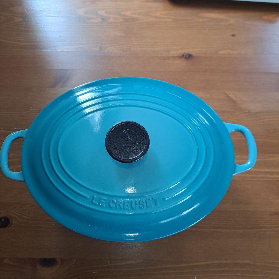 LE CREUSET オーバル　 27cm 　カリビアンブルー