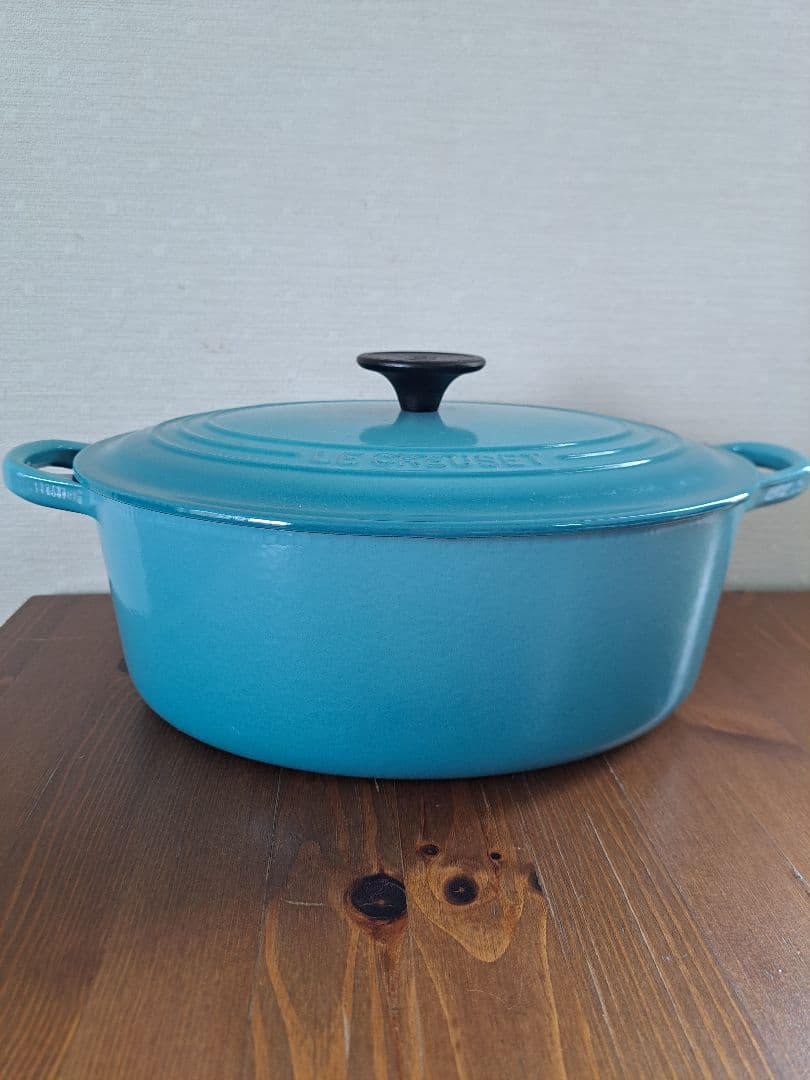 LE CREUSET オーバル　 27cm 　カリビアンブルー