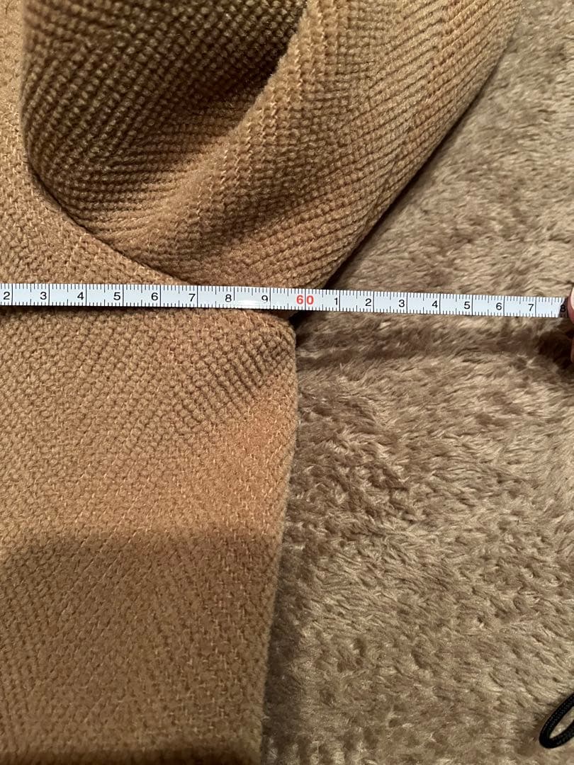 INVERTERE ベージュ ヘリンボーンダッフルコート38