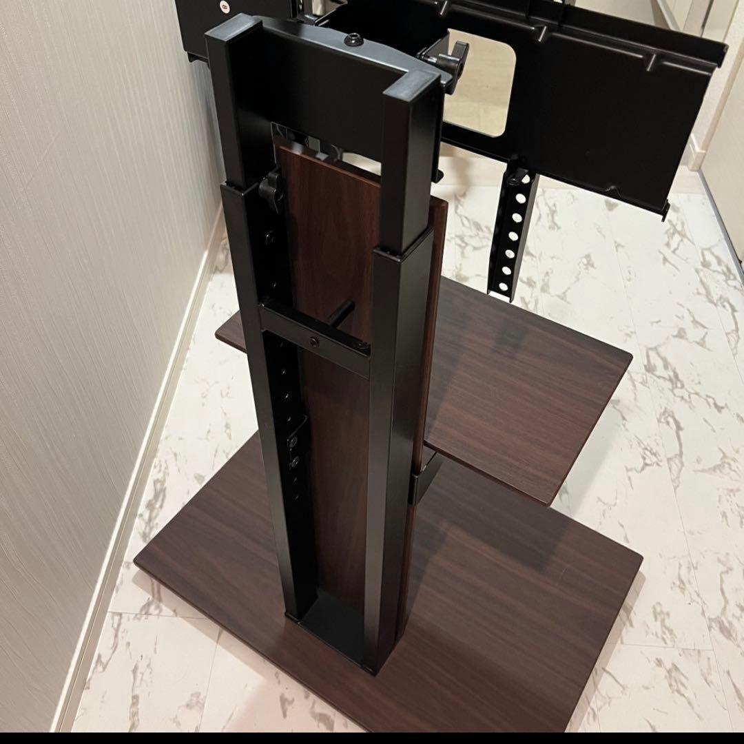 テレビスタンド ダークブラウン