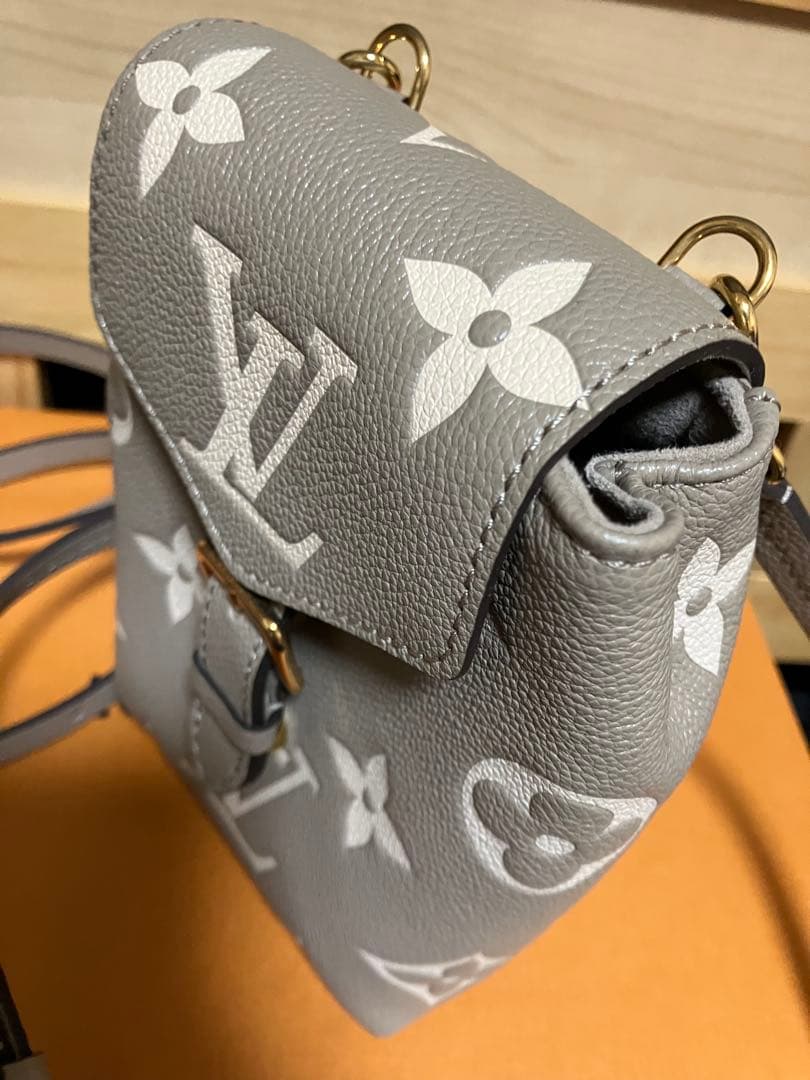 ぽよぽん様 ヴィトンバッグパック美品 正規品グレーショルダー