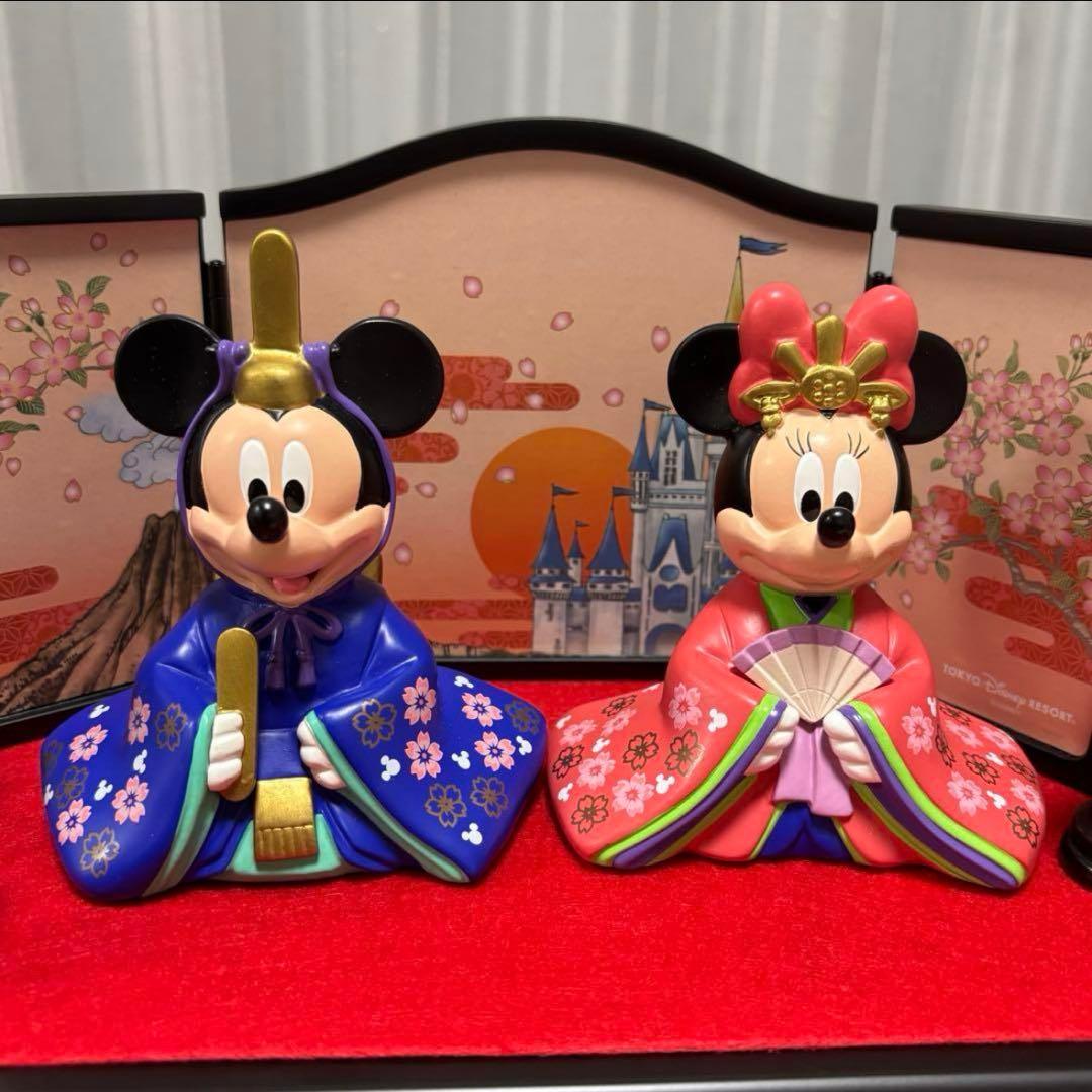 【美品】ミッキー ミニー ひな祭り ひな人形 初節句