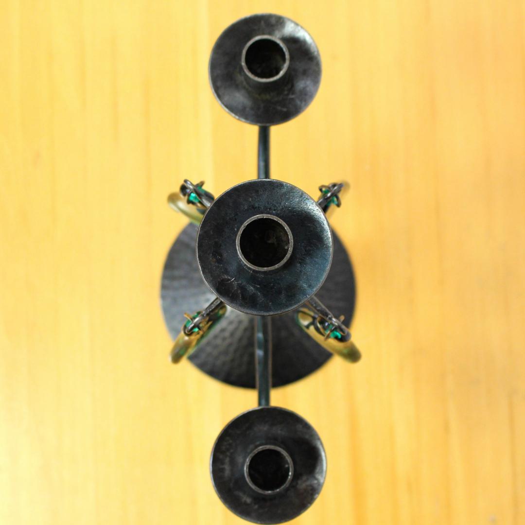 【超貴重】エリックホグラン　激レアカラー・完璧な刻印・初期型　キャンドルスタンド