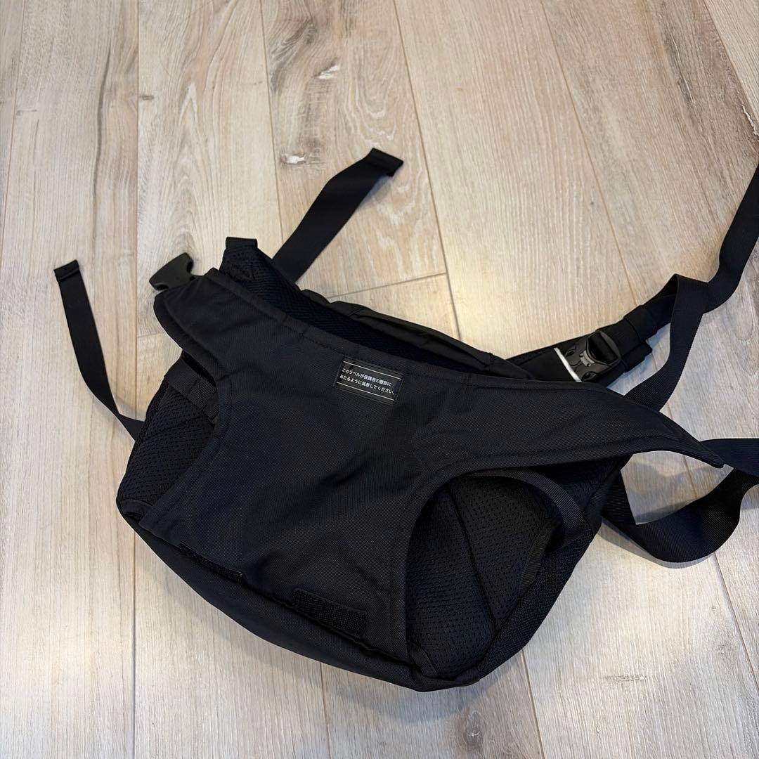 THE NORTH FACE ブラックメッセンジャーバッグ スリング 抱っこ紐