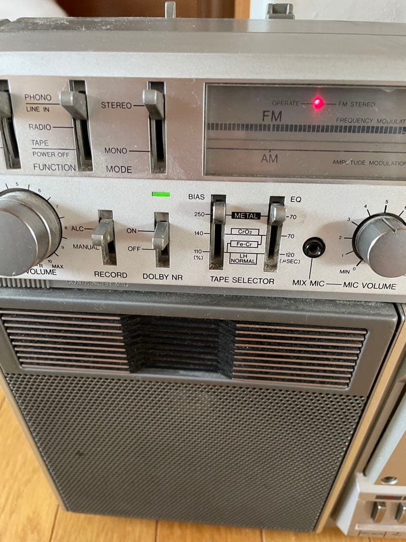 AIWA アイワ ラジカセ CS-90X ジャンク 昭和レトロ