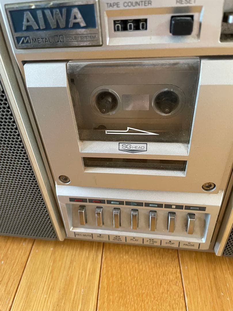 AIWA アイワ ラジカセ CS-90X ジャンク 昭和レトロ