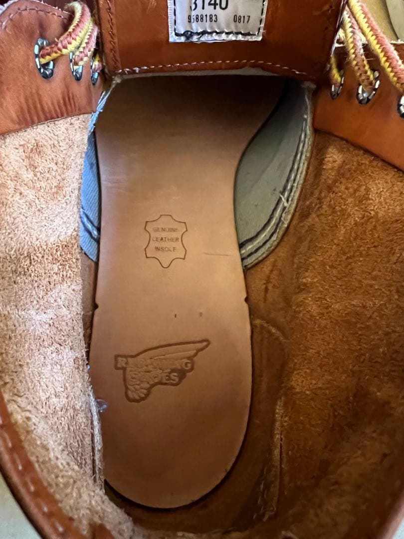 【美品】RED WING 3140 チャッカブーツ 9.5D 27.5cm